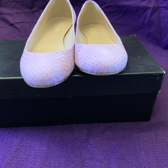 J. Crew Collection JANEY SNAKESKIN Flats - Picture 4 of 9